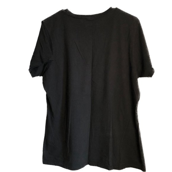 Disney Port & Co Black Shirt Jack Skelton "Naughty Is The New Nice" Womens Sz XL - Picture 2 of 9